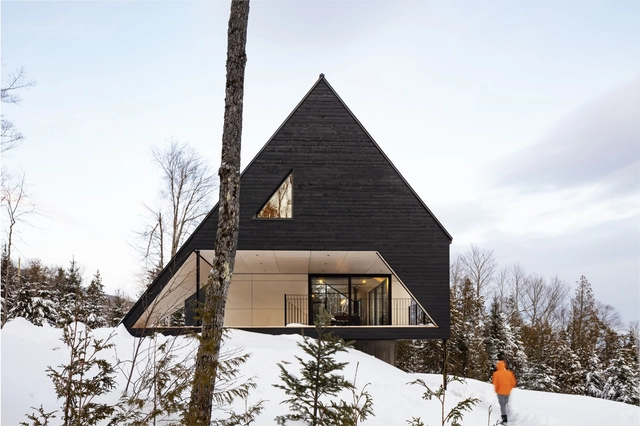 Cabaña A / Bourgeois / Lechasseur architects - Fotografía exterior, Cabañas & Lodges