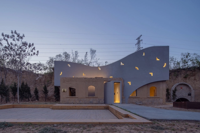 微建筑系列II - 废墟书屋 / 一树建筑 - 建筑图, 社区建筑, 门, 表皮