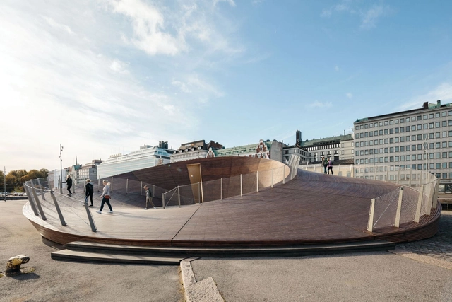 赫尔辛基双年展展亭 / Verstas Architects - 建筑图, 展馆, 表皮