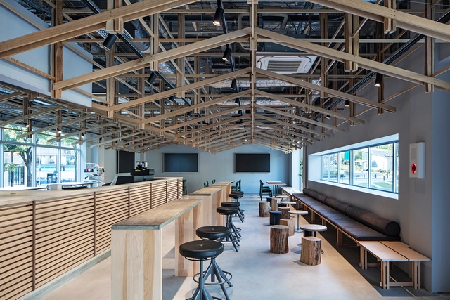 FabCafe · 名古屋店 / Suppose Design Office - 室内图, 办公建筑, 梁, 椅子