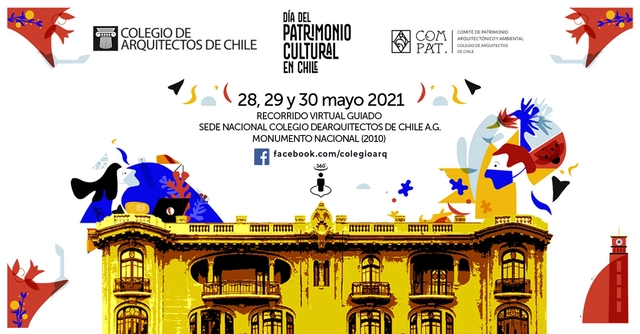 Día del Patrimonio: Recorrido virtual 360º y video tour por la Sede Nacional del Colegio de Arquitectos - Imagen Principal