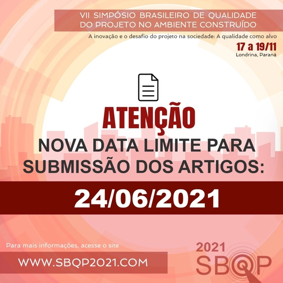 Simpósio Brasileiro de Qualidade do Projeto no Ambiente Construído 2021 - Imagem de Destaque