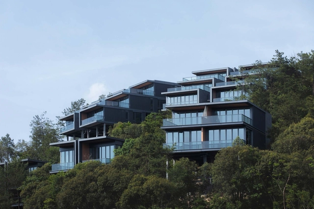 郡安里“沁山”villa / 朱培栋 - 建筑图, 酒店, 表皮