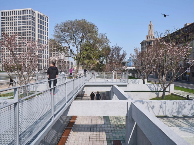 上海苏州河樱花谷 / 原作设计工作室 - 建筑图, 公园, 表皮