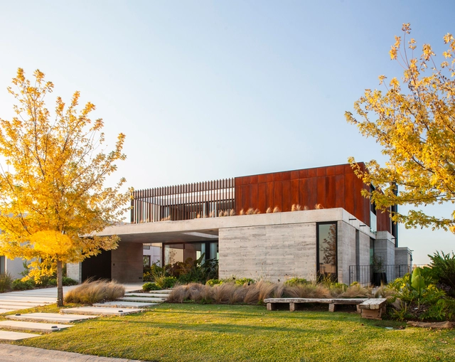 Casa FG / DIPA Arquitectos - Fotografía exterior, Casas, Jardín, Fachada, Puerta