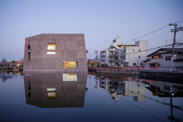 松原市民图书馆/ MARU。architecture - 建筑图, 图书馆, 表皮
