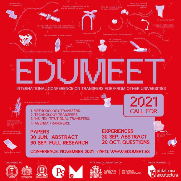 Congreso Internacional Edumeet 2021: Convocatoria abierta - Imagen Principal