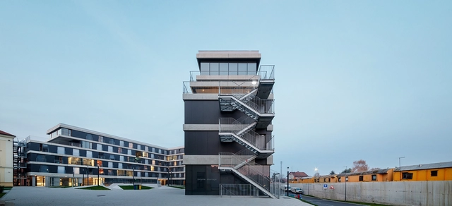 Campus Varaždin Student Dormitory / SANGRAD+AVP architects - Exterior Photography, Dorms, Facade