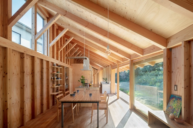 INOKI-YE House / Office for Environment Architecture - Interior Photography, House Interiors, Beam, Facade, Table