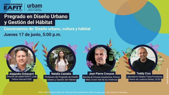 Conversatorio Diseño Urbano, cultura y hábitat EAFIT - Imagen Principal