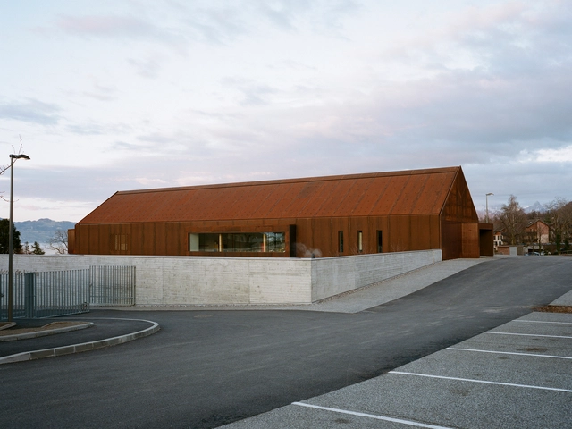 Lugrin School / Ateliers O-S architectes - Exterior Photography, Extension, Facade
