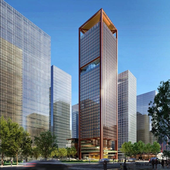 Rogers Stirk Harbour + Partners Design Elevated Metallic Commercial Tower in Shenzhen - Featured Image