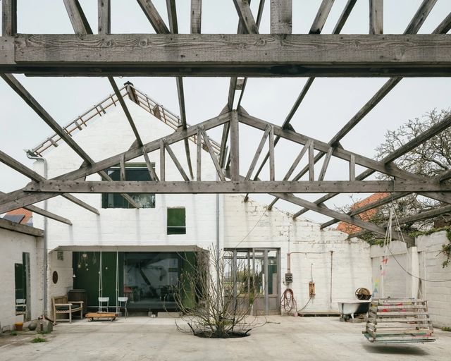 Casa Halewijnkouter / RAAMWERK - Fotografía interior, Renovación, Fijación Vigas, Fachada