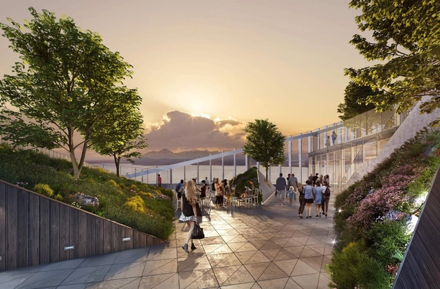 NBBJ Unveils World's First Anti High-Rise Building  - Featured Image