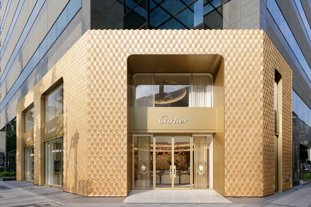 卡地亚大阪心斋桥店立面设计 / Klein Dytham architecture - 室内图, 商店, 表皮