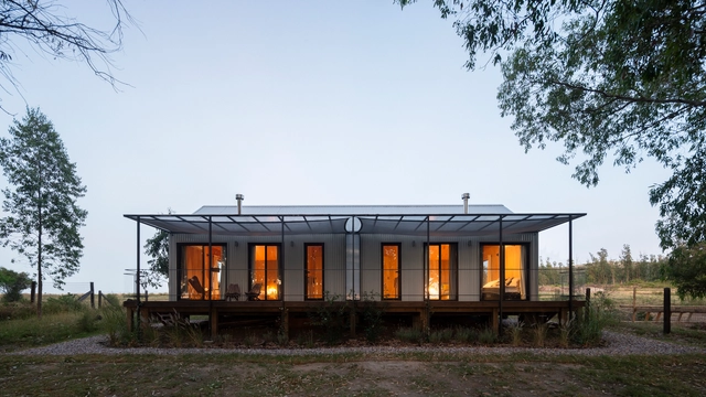 Campo House / arbelo etchegaray arquitectos - Exterior Photography, Houses, Door