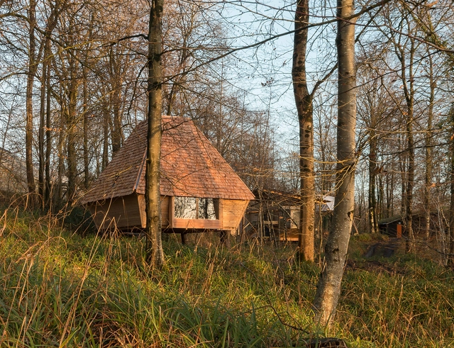 林地小屋 / AA Design and Make - 建筑图, 景观装置