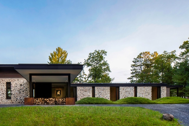 Casa de huéspedes Lago Spirit / Vetter Architects + Amy Carman Design  - Fotografía exterior, Casas