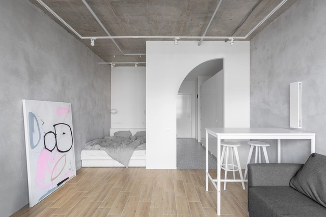 Flat with Half Arc  / SHKAF interior architects - Interior Photography, Apartments