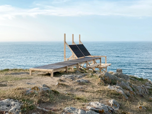 Nordés Observation post / CESUGA School of Architecture + Erazo Pugliese - Fotografía exterior, Instalaciones Temporales