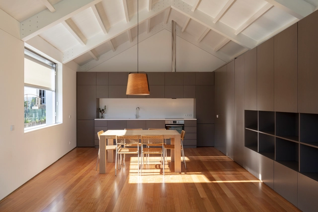 Reabilitação de Prédio na Travessa do Ferraz  / Paulo Freitas e Maria João Marques Arquitectos - Fotografia de Interiores, Interiores De Apartamentos, Cozinha, Bancada