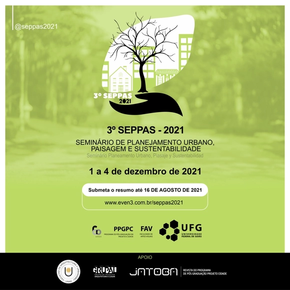 3º SEPPAS - Seminário Planejamento Urbano, Paisagem e Sustentabilidade - Imagem de Destaque