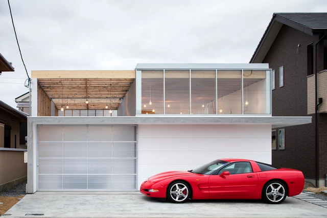 Garage Terrace House / YoshiArchitects - Exterior Photography, Houses