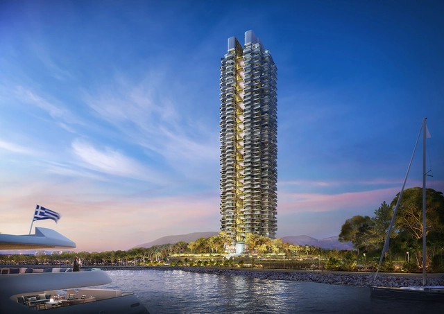 Foster+Partners Reveals Design for the Tallest Tower in Greece - Featured Image