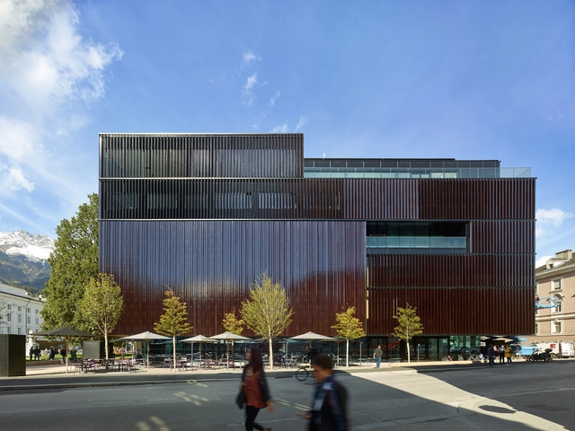因斯布鲁克音乐厅 / ARGE Strolz + Dietrich | Untertrifaller Architekten - 建筑图, 音乐会场, 表皮