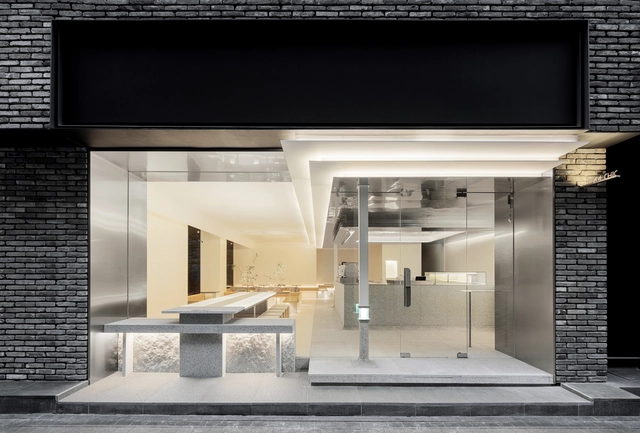 CREAMCHIC / LABOTORY - Interior Photography, Coffee Shop Interiors, Kitchen, Door, Facade, Countertop