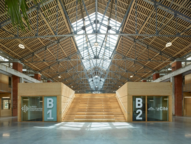 La Cité 创新枢纽 / Taillandier Architectes Associés - 室内图, 共享办公室室内设计, 表皮