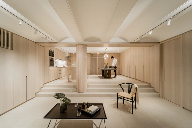 Three Stages for Air Apartment / Pencil Office - Interior Photography, Apartment Interiors, Table