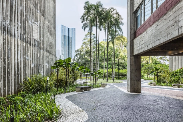Renovação do Térreo do Condomínio São Luiz / Perkins&Will - Fotografia de Exterior, Ampliação, Jardim, Fachada