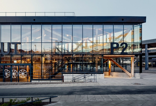 The Bicycle Garage / Tengbom - Exterior Photography,           Parking, Facade