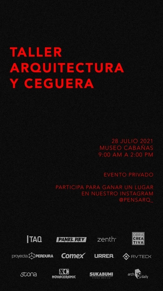 TALLER ARQUITECTURA Y CEGUERA - Imagen Principal