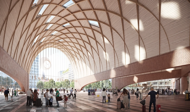 Benthem Crouwel + West 8 Win Competition for New Brno Main Station - Featured Image