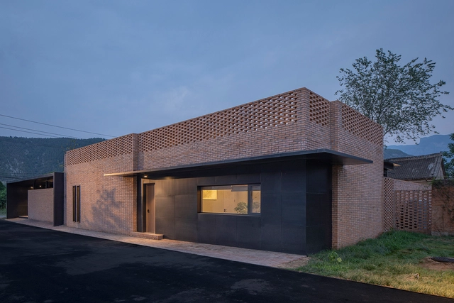 河南修武县宰湾村空间提升 / 三文建筑 - 建筑图, 文化中心, 表皮