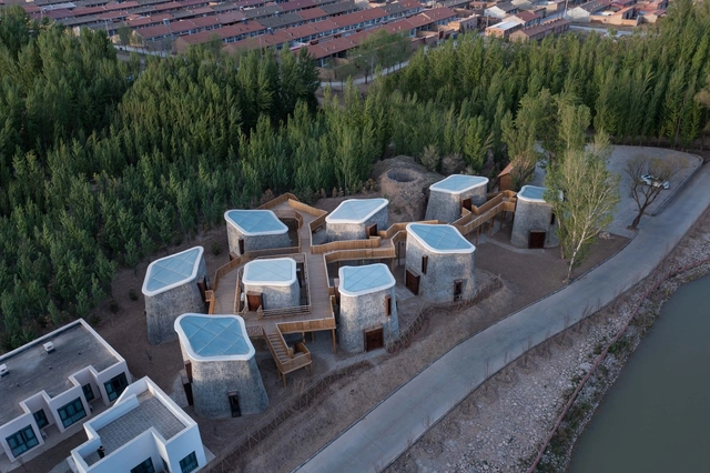 Vila Residencial Grotto Retreat Xiyaotou / A( )VOID - Fotografia de Exterior, Hotéis