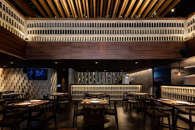 Restaurante Argentalia / faci leboreiro arquitectura - Fotografía interior, Restaurant, Fijación Vigas, Mesas, Sillas