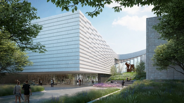 Snøhetta ‘内布拉斯加州美术馆’扩建方案，虚实新关系 - 主图