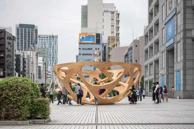 Renowned Japanese Architects and Artists Create A Series of Pavilions in Tokyo in Celebration of the Olympics - Featured Image