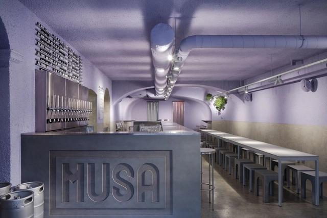 Pub Musa da Bica / rar. studio - Fotografia de Interiores, Interiores De Restaurantes E Bares, Cozinha, Mesa, Cadeira, Bancada