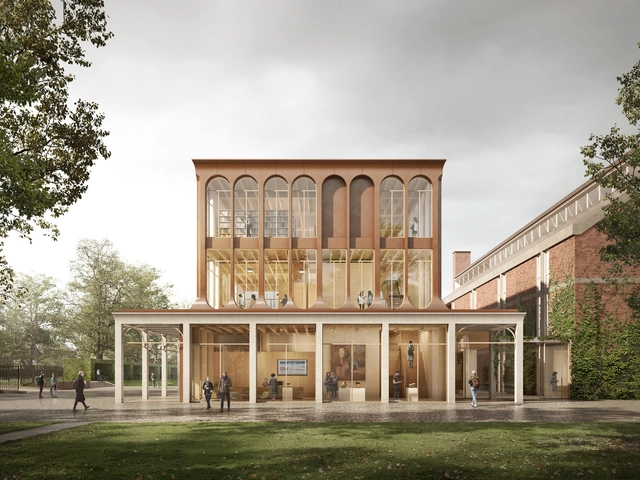 Alison Brooks Designs New Entrance Building for Cambridge College - Featured Image