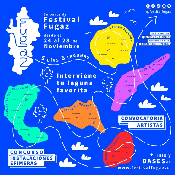 FESTIVAL FUGAZ: Concurso de ideas para la realización de cinco instalaciones efímeras  en las lagunas del Gran Concepción - Imagen Principal