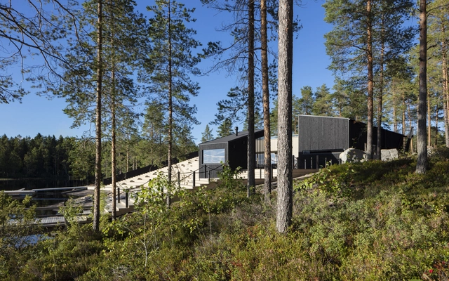 Sauna e Restaurante Saunaravintola Kiulu / Studio Puisto - Fotografia de Exterior, Sauna