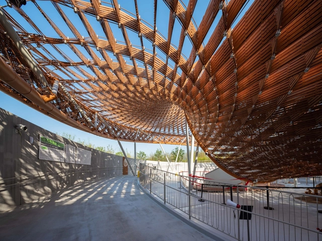第十届中国花卉博览会竹藤馆 / 华建集团上海建筑科创中心创作研究中心 - 建筑图, 展馆, 表皮