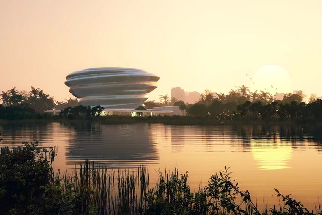 MAD divulga imagens para o Museu de Ciência e Tecnologia de Hainan na China - Imagem de Destaque