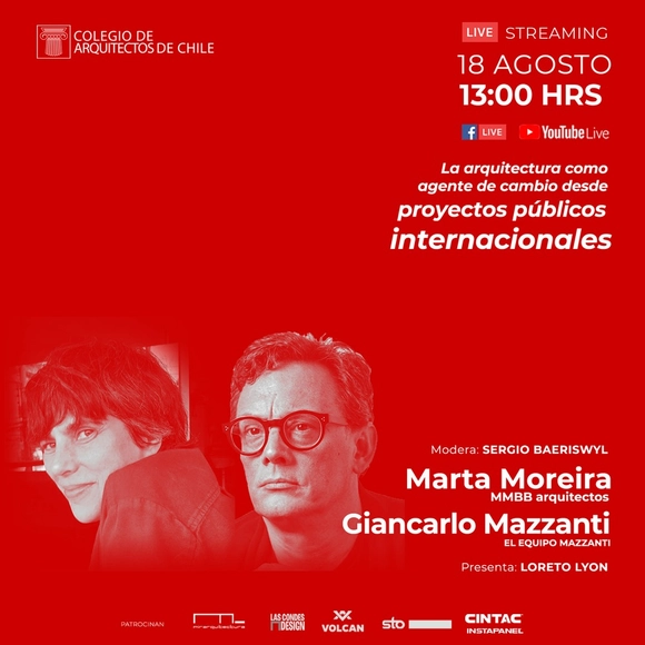 Conversatorio entre Giancarlo Mazzanti y Marta Moreira: La arquitectura como agente de cambio desde los proyectos públicos internacionales   - Imagen Principal
