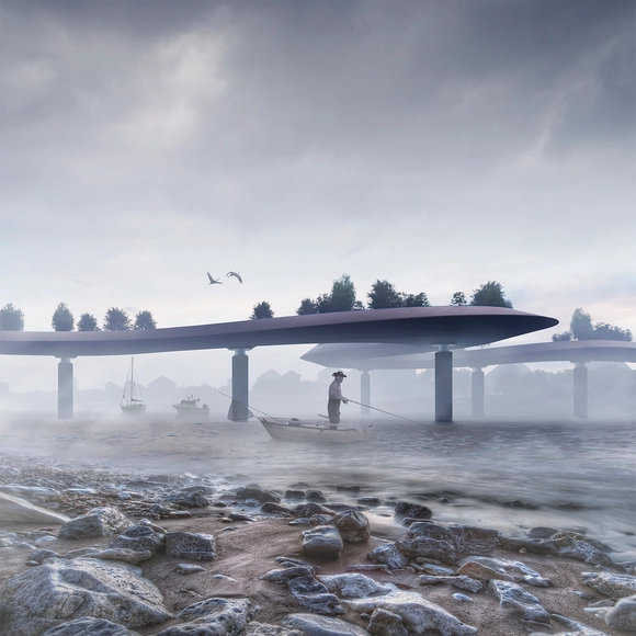 A Public Park in a Former Quarry in Australia and A Garden Bridge in China: 10 Unbuilt Public Spaces and Buildings Submitted to Archdaily - Featured Image