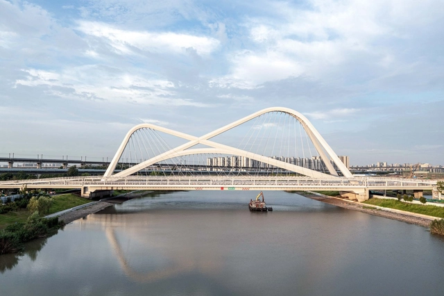 南京秦淮湾大桥 / 和作结构建筑研究所 + NAN建筑事务所 - 建筑图, 桥梁